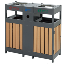 山東鋼木垃圾桶廠(chǎng)家